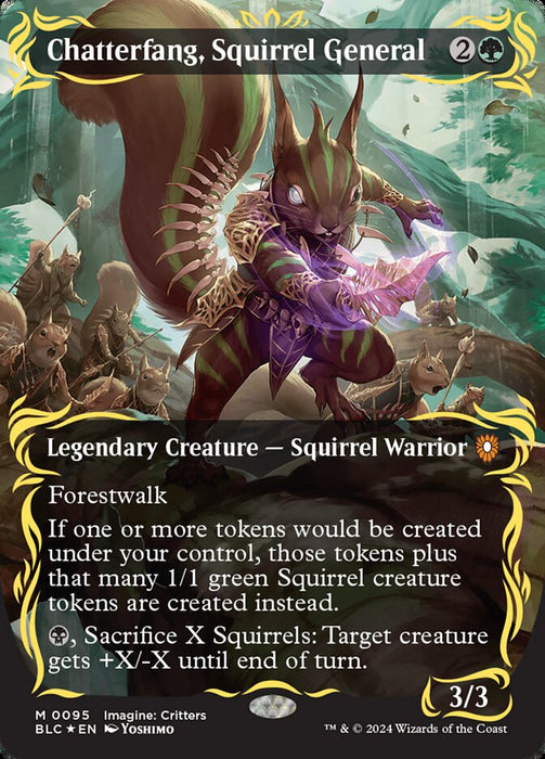 Chatterfang, Squirrel General - Borderless - Legendary (Foil)