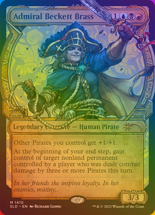 Admiral Beckett Brass - Showcase - Legendary (Foil)