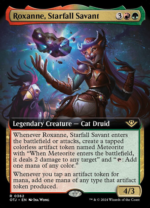 Roxanne, Starfall Savant - Legendary- Extended Art (Foil)