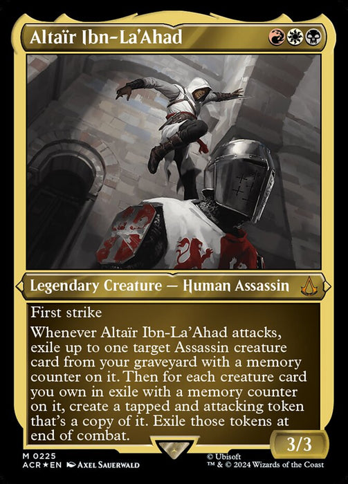 Altaïr Ibn-La'Ahad - Legendary- Inverted- Etched (Etched Foil)