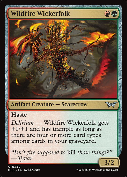 Wildfire Wickerfolk (Foil)