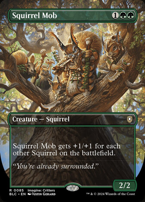 Squirrel Mob - Borderless (Foil)