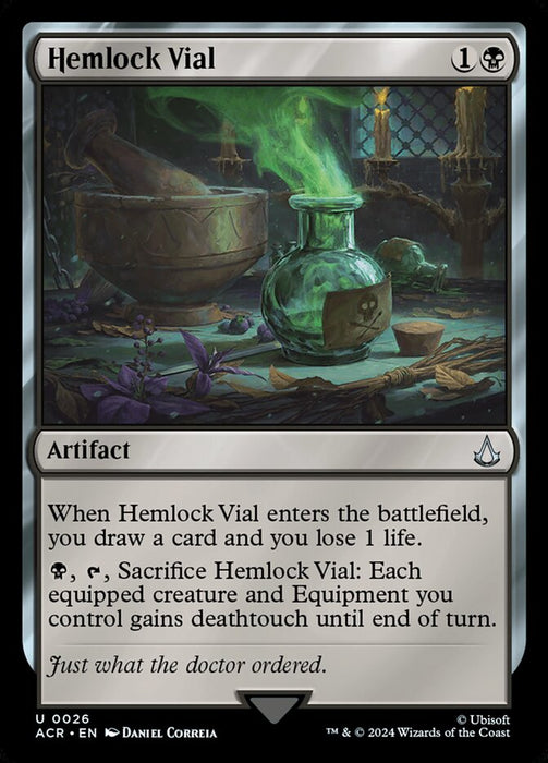 Hemlock Vial (Foil)