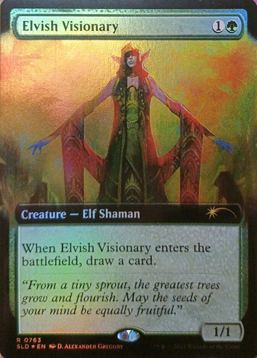 Elvish Visionary - Extended Art (Foil)