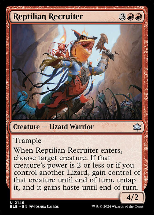 Reptilian Recruiter (Foil)