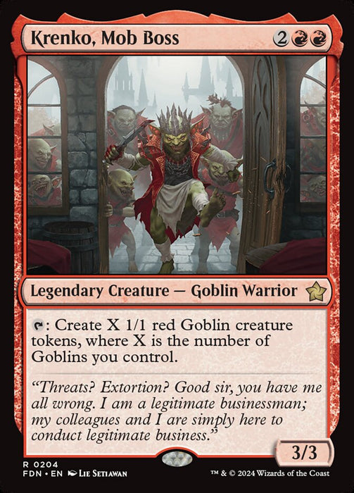 Krenko, Mob Boss - Legendary (Foil)