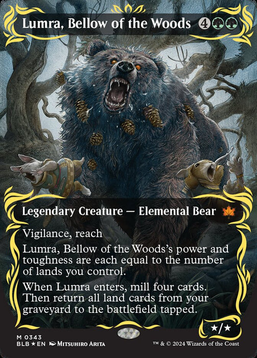 Lumra, Bellow of the Woods - Borderless - Legendary- Showcase (Foil)