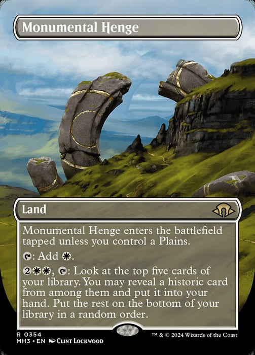 Monumental Henge - Borderless (Foil)