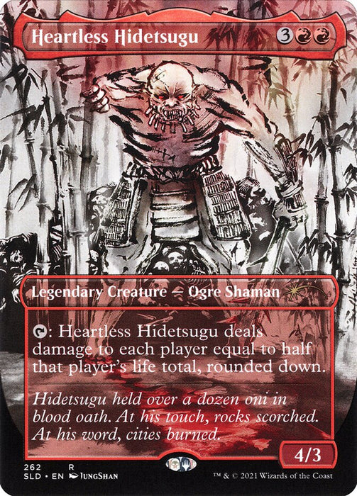 Heartless Hidetsugu - Borderless - Full Art - Legendary - Inverted