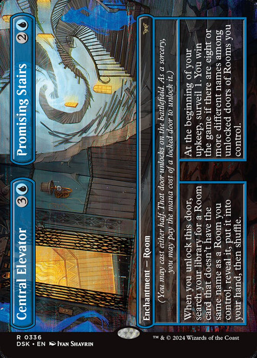 Central Elevator // Promising Stairs - Borderless - Inverted (Foil)