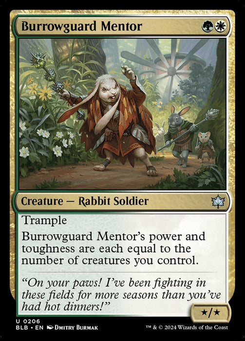 Burrowguard Mentor (Foil)