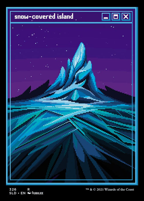 Snow-Covered Island - Textless - Full Art