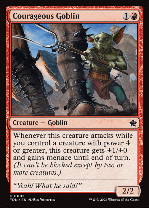 Courageous Goblin (Foil)