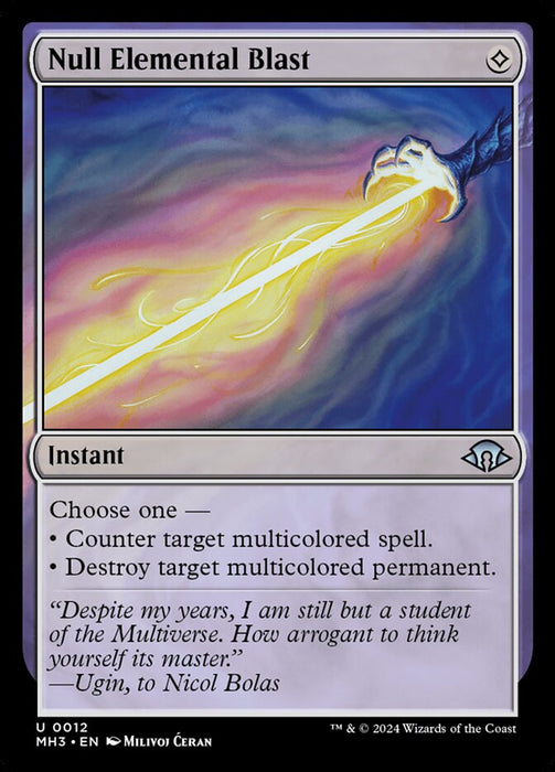 Null Elemental Blast (Foil)