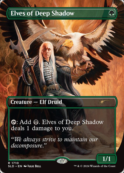 Elves of Deep Shadow - Borderless - Full Art - Inverted (Foil)