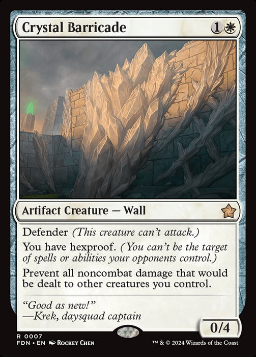 Crystal Barricade (Foil)