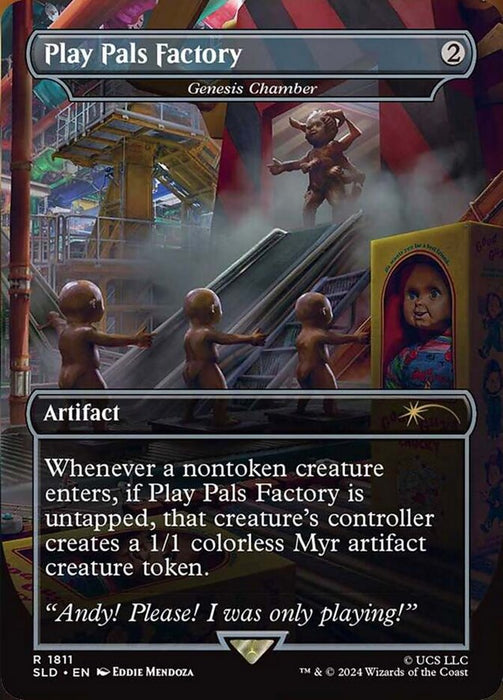 Play Pals Factory - Genesis Chamber - Borderless - Full Art - Inverted (Foil)