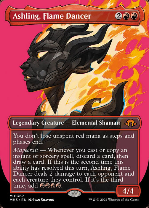 Ashling, Flame Dancer - Borderless - Legendary