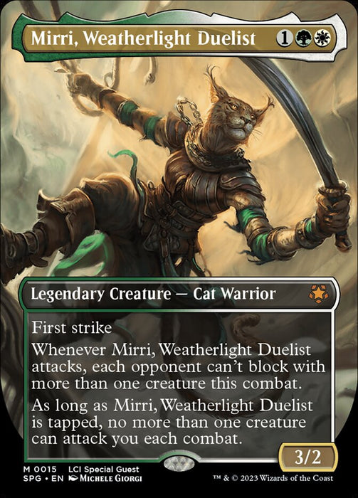 Mirri, Weatherlight Duelist - Borderless - Full Art - Legendary - Inverted