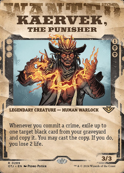 Kaervek, the Punisher - Borderless - Showcase- Legendary (Foil)