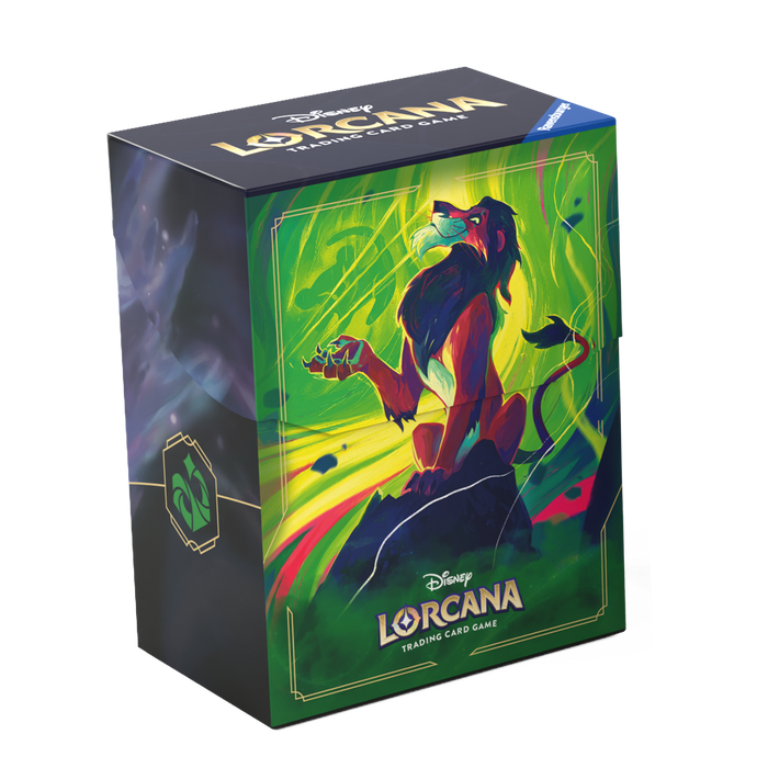 Disney Lorcana : Azurite Sea - Deckbox (80ct) - Enchanted Scar