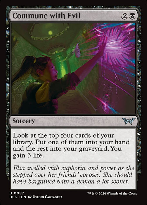 Commune with Evil (Foil)