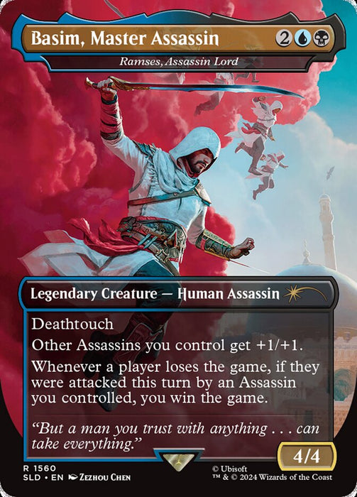 Basim, Master Assassin - Ramses, Assassin Lord - Borderless - Full Art - Legendary - Inverted