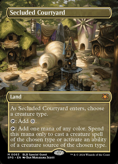 Secluded Courtyard - Borderless (Foil)