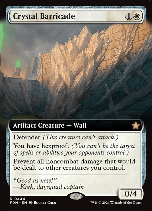 Crystal Barricade - Extended Art (Foil)