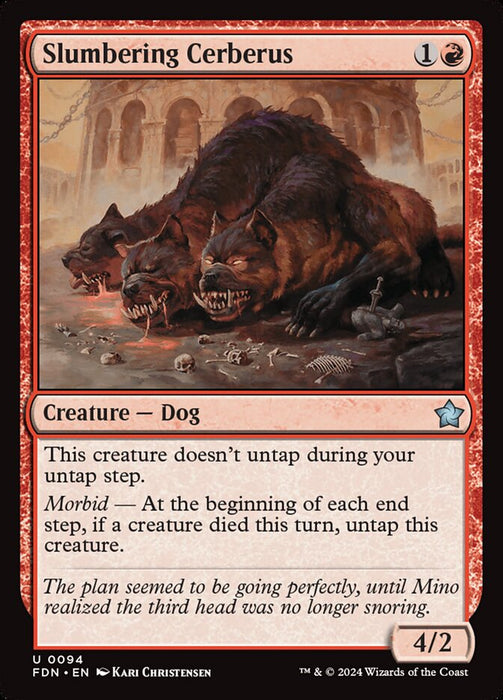 Slumbering Cerberus (Foil)