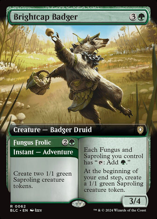 Brightcap Badger // Fungus Frolic (Foil)