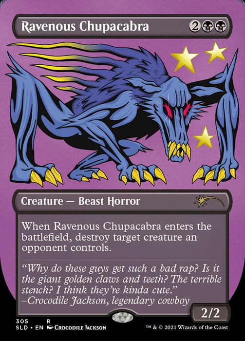 Ravenous Chupacabra - Borderless - Full Art - Inverted