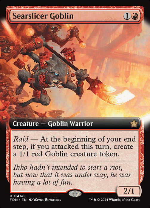 Searslicer Goblin - Extended Art (Foil)