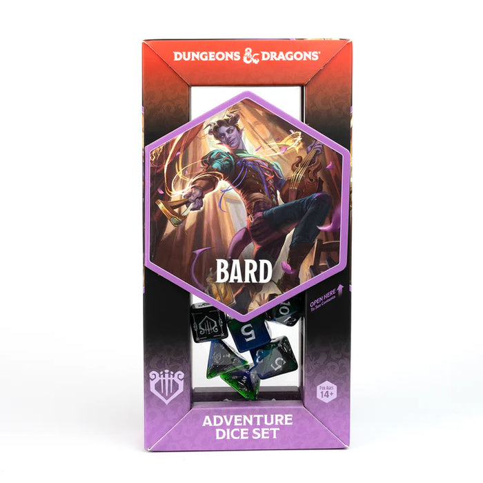 Dungeons & Dragons Adventure Dice - Bard: Blue / Green Dice | Sirius Dice