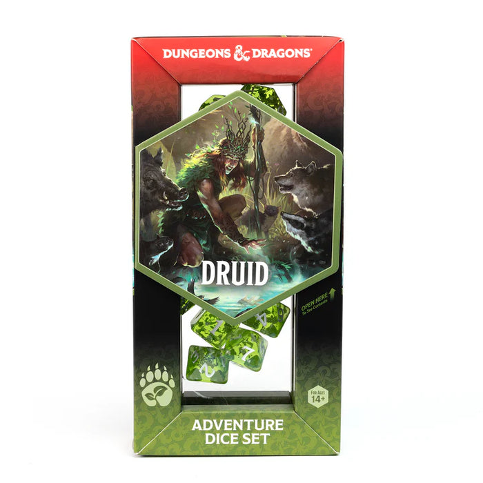 Dungeons & Dragons Adventure Dice - Druid: Green | Sirius Dice