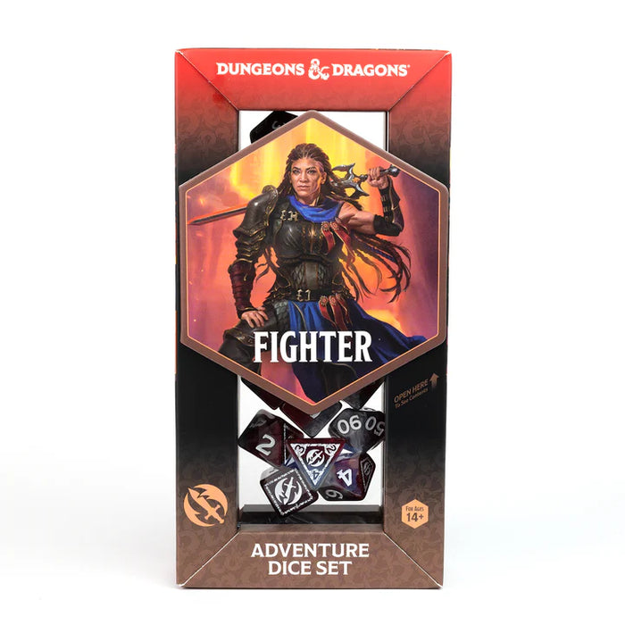 Dungeons & Dragons Adventure Dice - Fighter: Red | Sirius Dice