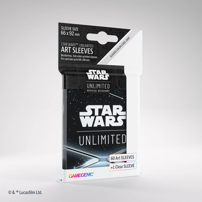 Star Wars: Unlimited Art Sleeves - Standard Size - 60ct - Black