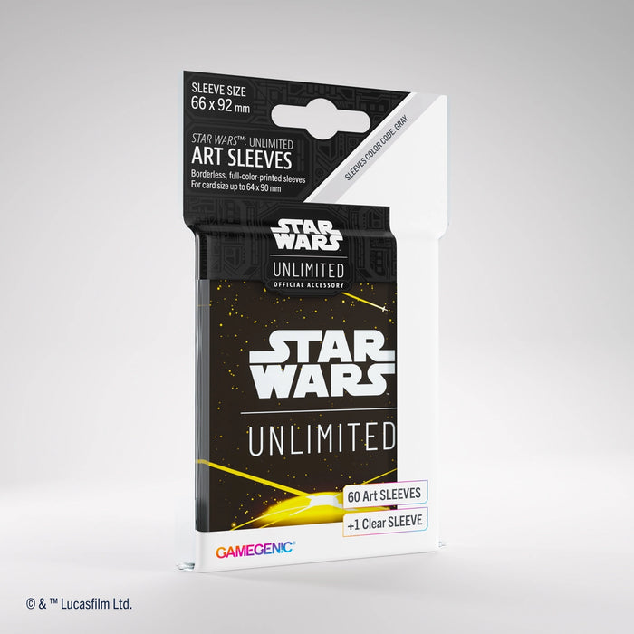 Star Wars: Unlimited Art Sleeves - Standard Size - 60ct - Yellow