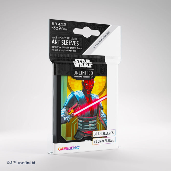 Star Wars: Unlimited Art Sleeves - Standard Size - 60ct - Darth Maul