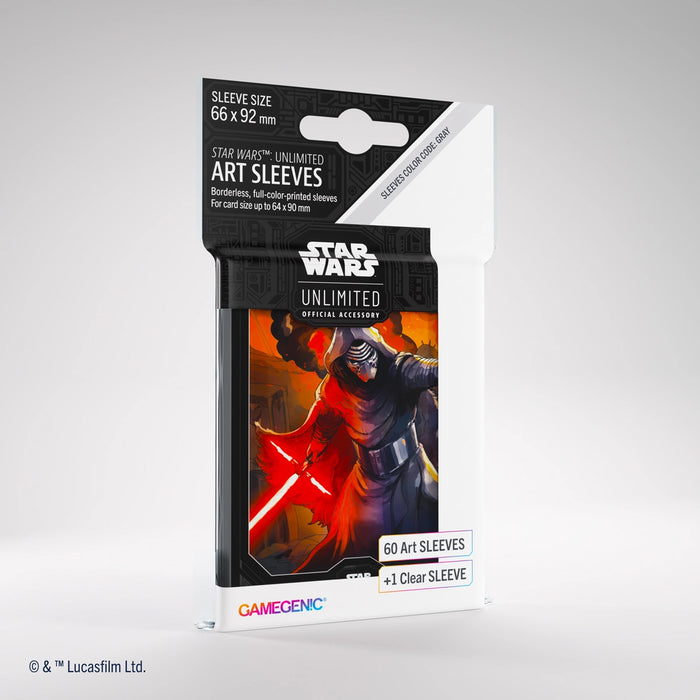 Star Wars: Unlimited Art Sleeves - Standard Size - 60ct - Kylo Ren