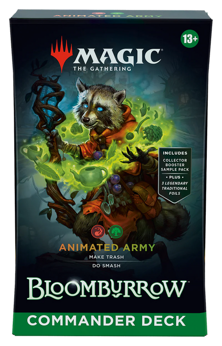 Magic: The Gathering Bloomburrow Commander Deck - Animated Army