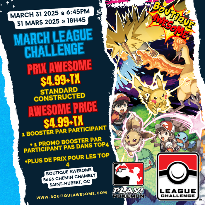 Pokemon League Challenge March 31, 2025