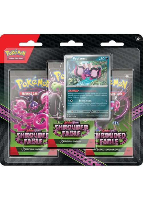 Pokémon TCG: Scarlet & Violet Shrouded Fable Blister Pack - Three Boosters