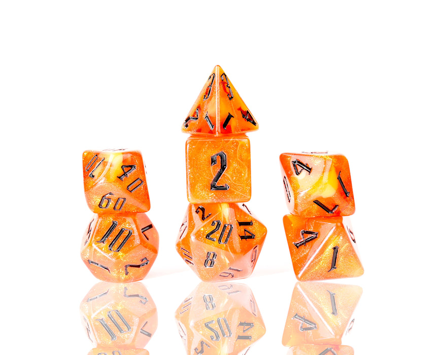 Sirius Dice - Dice Set - Fire Nebula