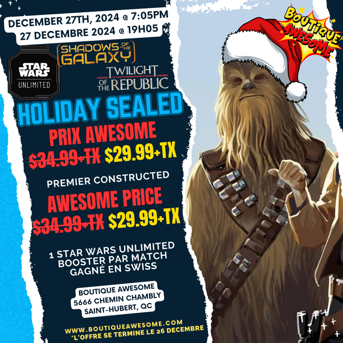 Boutique Awesome Star Wars Unlimited Holiday Sealed!