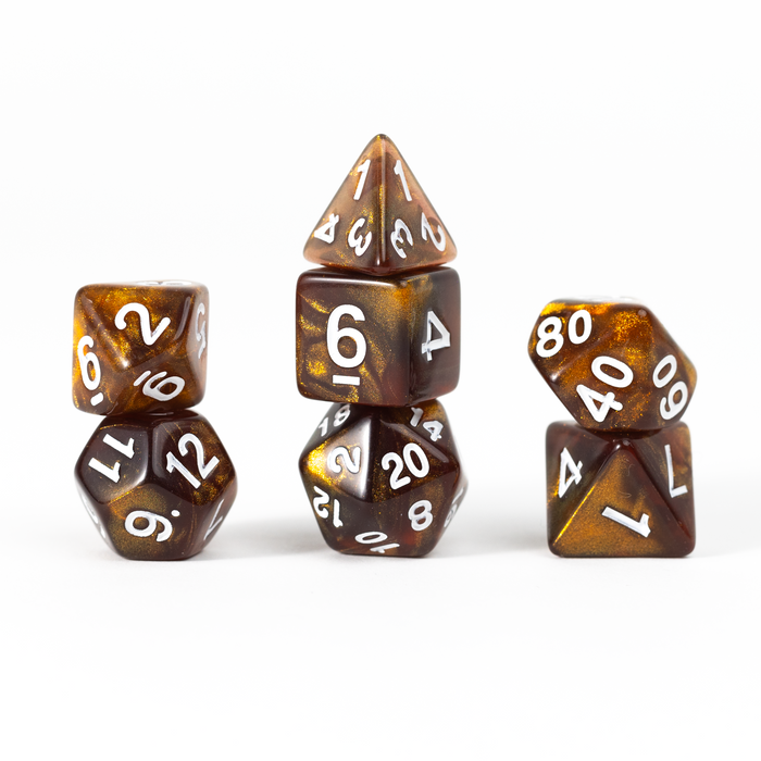 Sirius Dice - Dice Set - Unearthed Treasure Topaz