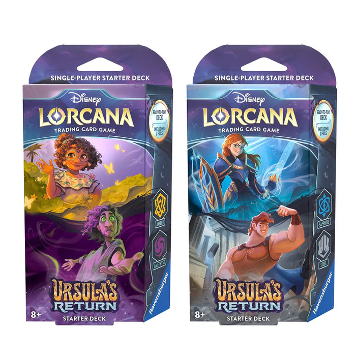 Disney Lorcana: Ursula's Return - Starter Deck SET OF TWO (English)