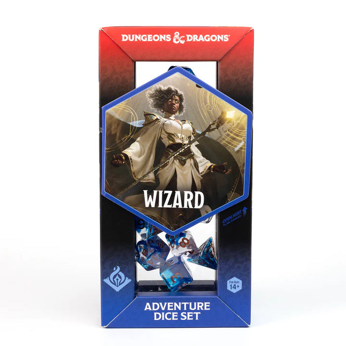 Dungeons & Dragons Adventure Dice - Wizard: Blue | Sirius Dice