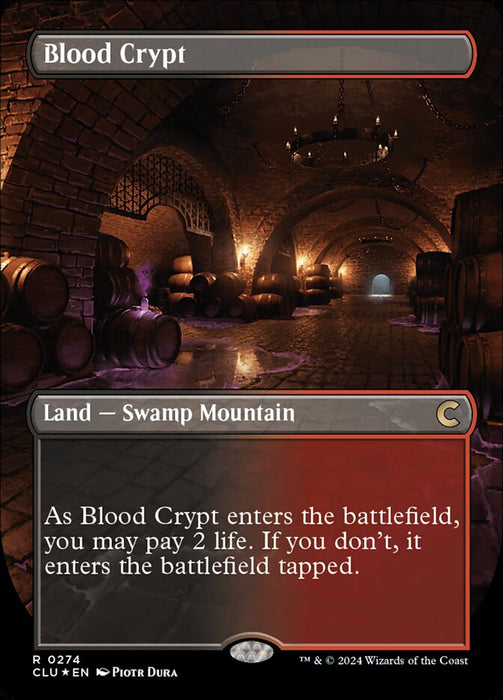 Blood Crypt - Borderless - Inverted (Foil)