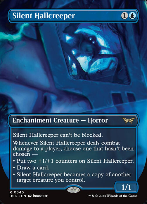 Silent Hallcreeper - Borderless - Inverted